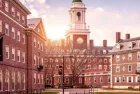 View of the architecture of the famous Harvard University in Cambridge^ Massachusetts. Cambridge^ MA^ USA - March 15^ 2024