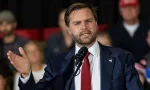 JD Vance speaks at the Vice-Presidential Nominee’s election rally in Atlanta^ Georgia. Atlanta^ Georgia^ USA—4th Nov^ 2024