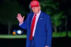 President Trump returns to the White House after speaking at a rally in Michigan. Washington Dc^ United States^ April 29 2025