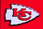 Kansas City Chiefs LOGO on red background