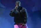 Kendrick Lamar performs at Bonnaroo music festival. USA - 06-17-2023