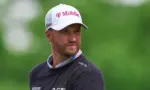 Wyndham Clark of the United States in action during a practice round prior to the 2024 PGA Championship at Valhalla Golf Club on May 14^ 2024 in Louisville^ Kentucky.