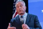 Robert F. Kennedy Jr. at a campaign stop in Brooklyn^ NY on May 1^ 2024