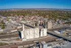 Aerial View of the Omaha Suburb of Fremont^ Nebraska