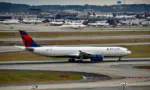 Delta Air Lines Airbus A330 - 900neo N408DX arrives at Atlanta Hartsfield - Jackson International Airport Atlanta^ GA^ USA - December 8^ 2024