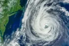 Hurricane Erin off the coast of Northeast United States Input Direct Broadcast L1B data courtesy SS. Hurricane Erin off the coast of Northeast Elements of this image furnished by NASA.