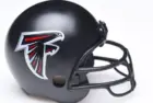 Football Helmet for the Atlanta Falcons of the National Football Conference South.