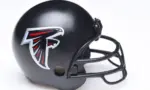 Football Helmet for the Atlanta Falcons of the National Football Conference South.