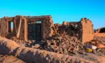 Herat^ Afghanistan - Oct 9^ 2023: Sad photo of Herat Earthquake^ Damaged buildings after earthquake