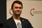 Turning Point USA founder and president Charlie Kirk during a visit to Texas State University in San Marcos. San Marcos^ TX / United States - Oct. 24 2018