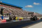 NHRA Top Fuel Dragster Series down the lane during the Betway Carolina Nationals. Sep 24^ 2023 - Concord^ NC