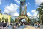 Guests enter the main gate of Universal’s newest Epic Universe theme park in Orlando^ Florida. Orlando^ Florida - May 2^ 2025
