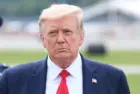 President Trump arrives on Air Force One at Dobbins Air Reserve Base. MARIETTA^ GA- SEPTEMBER 25^ 2020