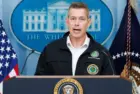 Sean Duffy^ Transportation Secretary^ speaks at a White House press briefing WASHINGTON – January 30 2025