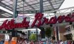 entrance to Suntrust Park in Atlanta^ Georgia^ on June 24th 2017. Suntrust Park is a ballpark and the home field of Major League Baseball's Atlanta Braves. Truist Park.
