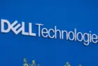 Closeup of DELL Technologies logo sign on the company headquarters office building in Silicon Valley^ SF Bay Area. Santa Clara^ California US - September 21^ 2024
