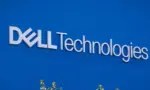 Closeup of DELL Technologies logo sign on the company headquarters office building in Silicon Valley^ SF Bay Area. Santa Clara^ California US - September 21^ 2024