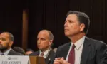 Former FBI Director James Comey testifies in front of the Senate Intelligence Committee during hearing in the Hart Senate Office building Washington DC^ USA^ June 8^ 2017