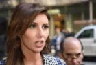 Alina Habba^ former lawyer for Donald Trump talks to media and makes her way into Trump Tower in Manhattan N EW YORK^ NEW YORK-MARCH 21^ 2023