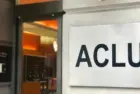 ACLU - AMERICAN CIVIL LIBERTIES UNION - sign at entrance to DC office. WASHINGTON^ DC - JANUARY 19^ 2019