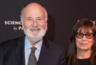 Rob Reiner and Michele Singer Reiner attend New York Stem Cell Foundation Gala and Science Fair at Jazz at Lincoln Center on October 10^ 2023