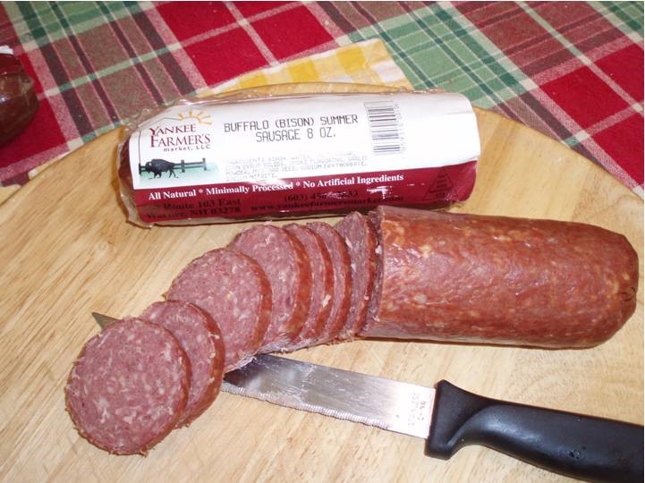bison-sausage