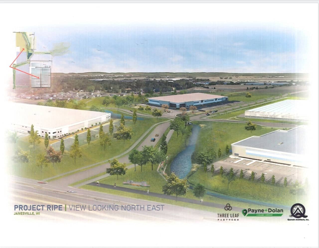 Janesville Plan Commission gives thumbs up to massive strawberry