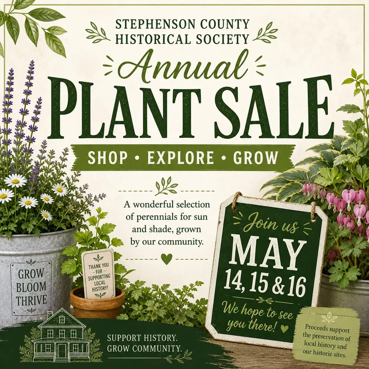 SCHS Perennial Plant Sale