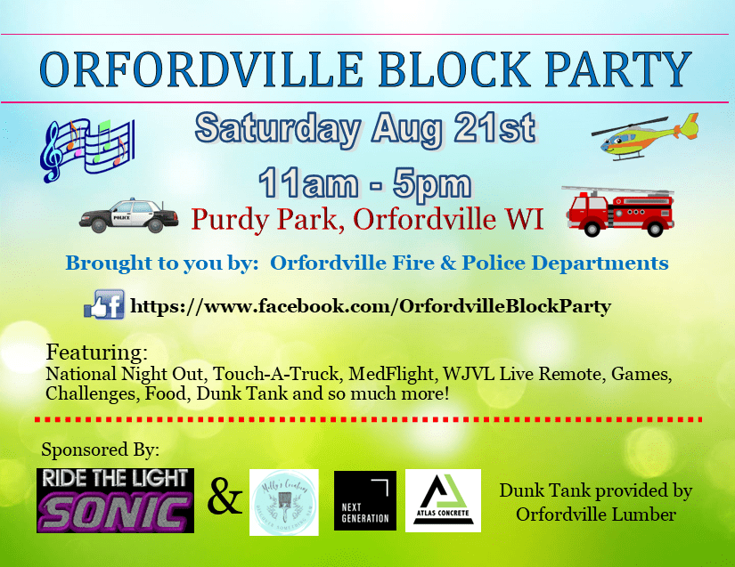 Orfordville Block Party WWHG 105.9 The HOG