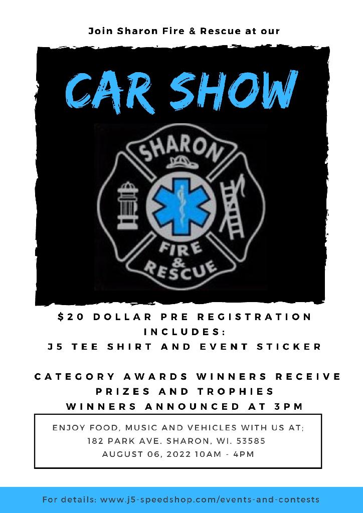 Sharon Fire and Rescue Car Show | WWHG - 105.9 The HOG