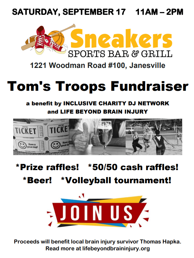 Tom’s Troops Benefit At Sneakers WWHG 105.9 The HOG
