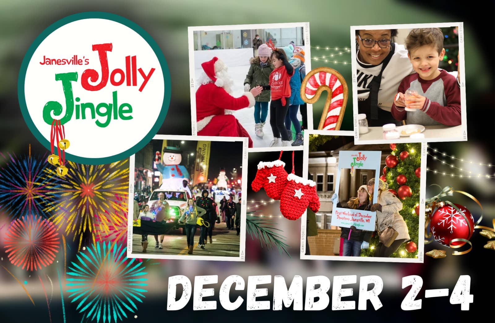 Janesville Jolly Jingle is Dec 2 4 WWHG 105.9 The HOG