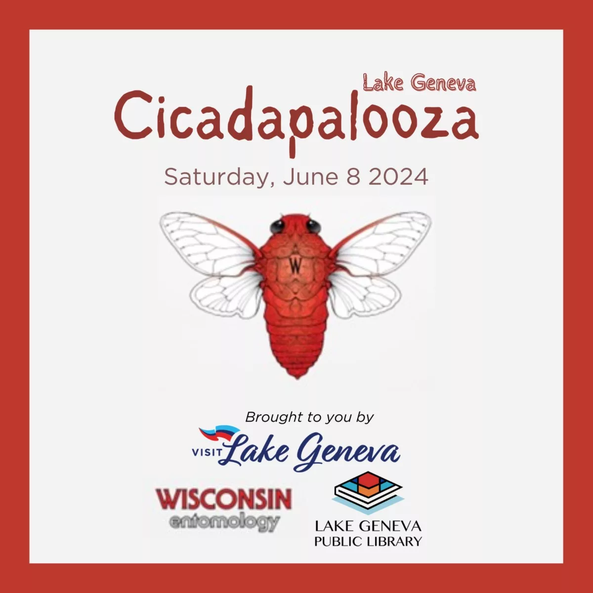 Visit Lake Geneva hosts Cicadapalooza WWHG 105.9 The HOG