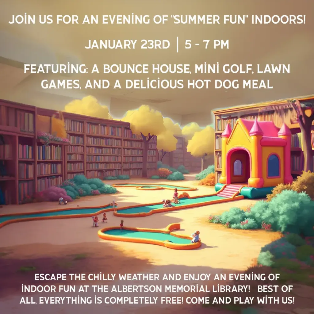 Fun Library Events “Summer Fun” Night at the Albertson Memorial Library | WWHG - 105.9 The HOG