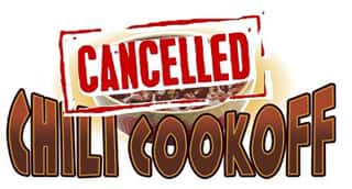 Chili Cook-Off Cancelled