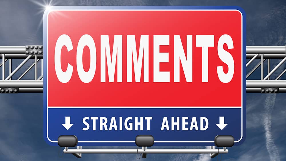 comments-road-sign-feedback-on-blog-and-give-your-customer-comm