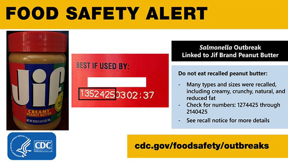 Public health officials warn about salmonella outbreak linked to Jif peanut butter