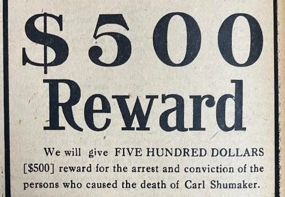 louisiana-shumaker-murder-reward-ad-1925