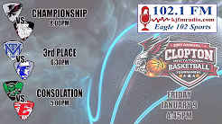 Girls championship night at the Clopton Invitational