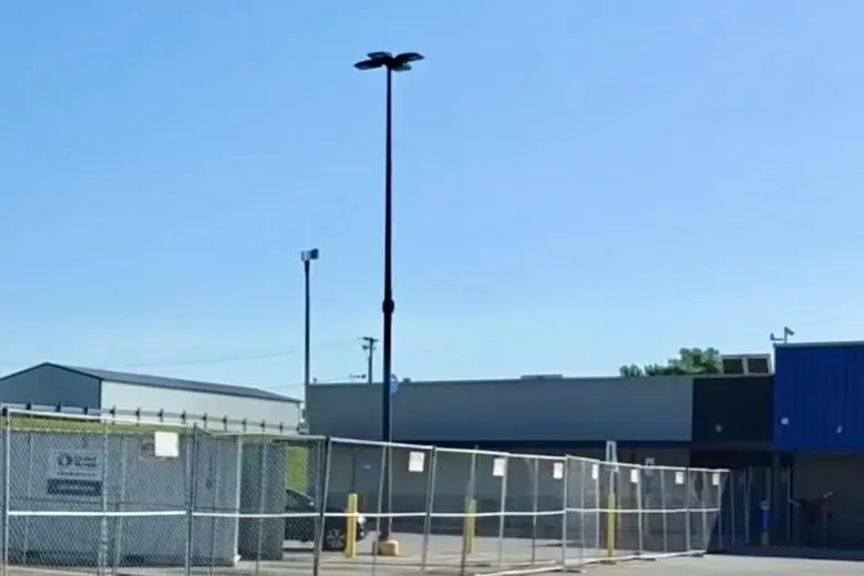Water tower construction underway at Pittsfield Walmart