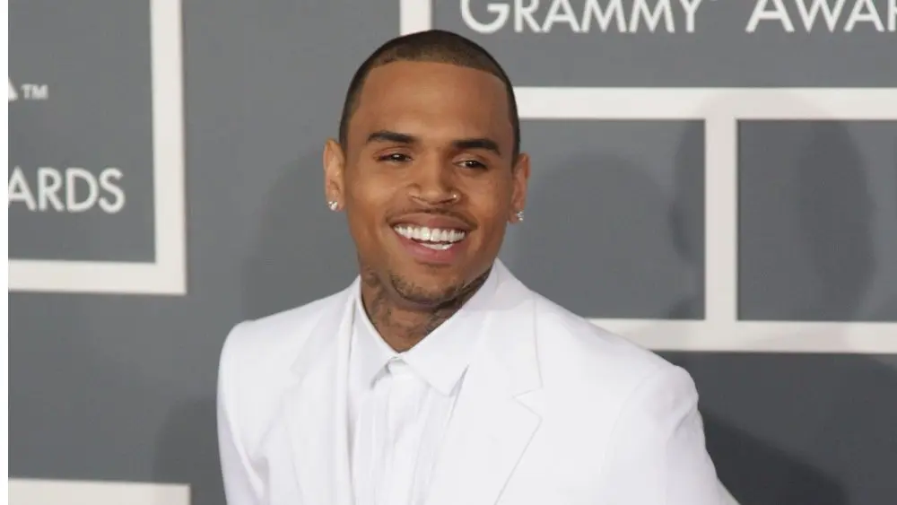 Chris Brown arrives to the 2013 Grammy Awards on February 10^ 2013 in Hollywood^ CA