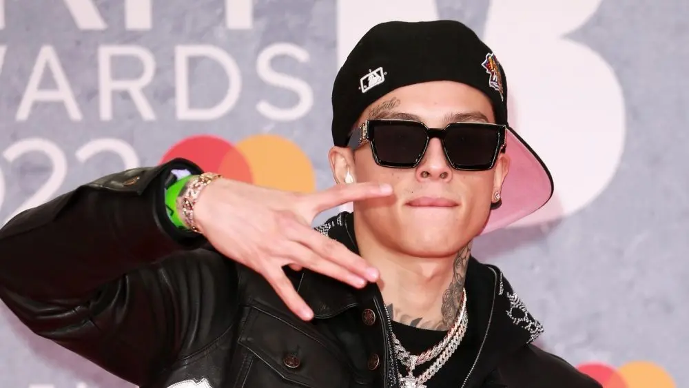 shutterstock_2229906205-1400857 Central Cee attends The BRIT Awards 2022 at The O2 Arena on February 08^ 2022 in London^ England.