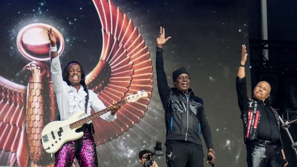 Earth^ Wind and Fire in concert at BottleRock Napa Valley in Napa^ CA NAPA^ CA - MAY 25^ 2018
