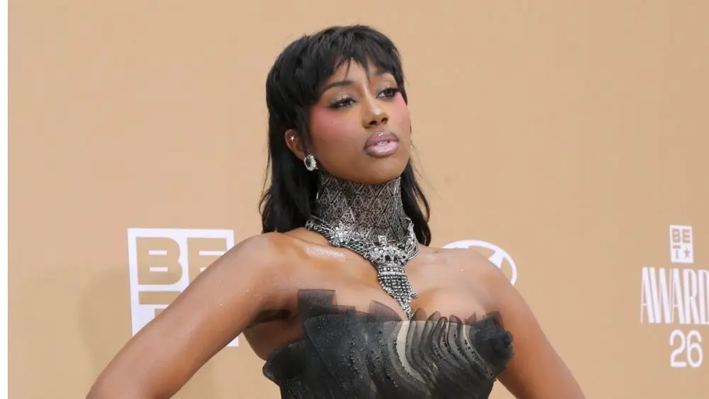 Flo Milli at the 2026 BET Awards Arrivals at the Peacock Theater on June 28^ 2026 in Los Angeles^ CA
