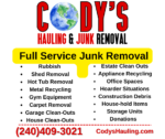 Cody’s Hauling and Junk Removal, LLC