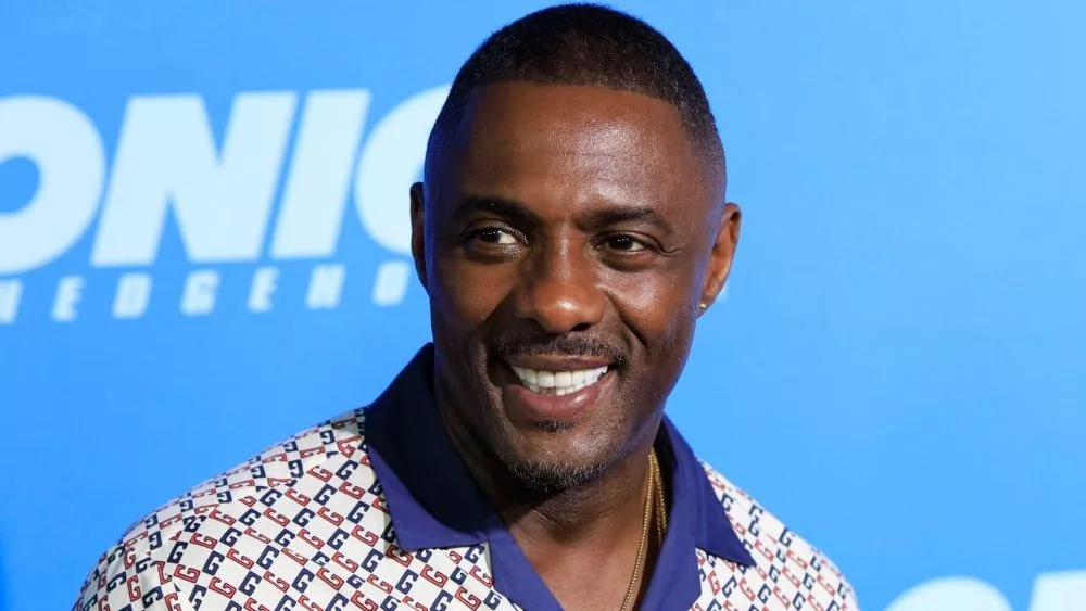 Idris Elba at the Sonic The Hedgehog 2 LA Premiere at Village Theater on April 5^ 2022 in Westwood^ CA