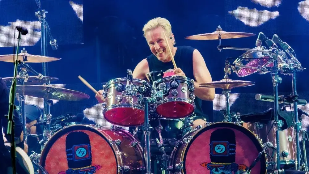 Drummer Josh Freese. Concert of Foo Fighters07 July 2024. Rock Werchter Belgium