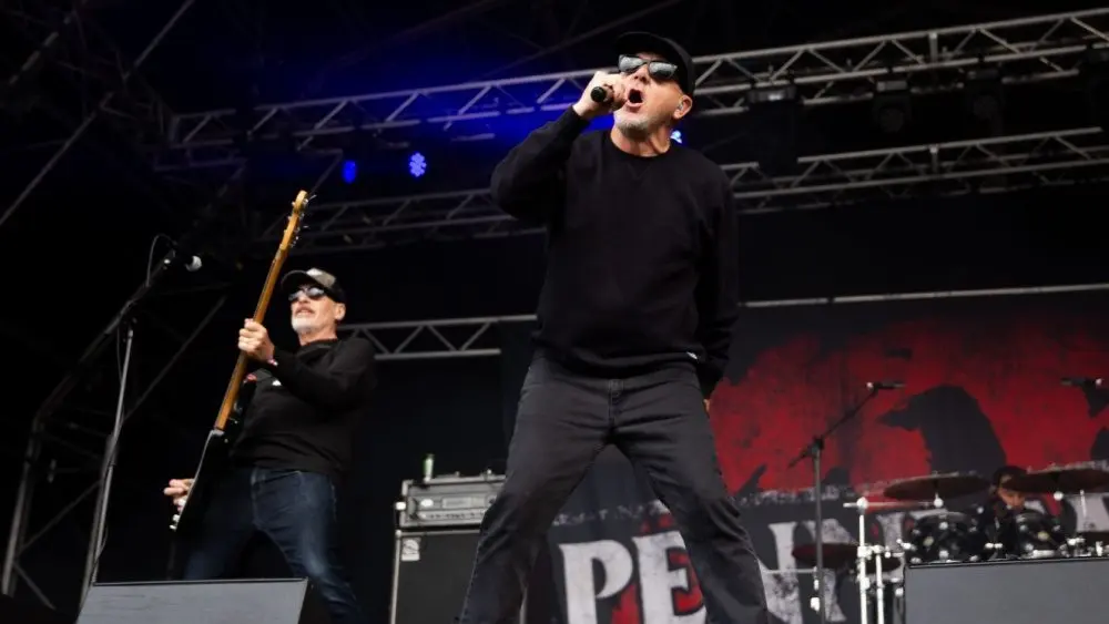 Rock band Pennywise performs live at Slam Dunk festival in the UK. Leeds^ United Kingdom^ 26th May 2024.