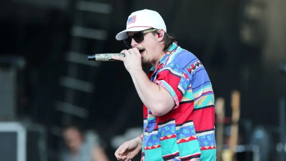 Hardy performs in concert during the "Can't Say I Ain't Country" Tour on July 20^ 2019 at Northwell Health at Jones Beach Theater in Wantagh^ New York.