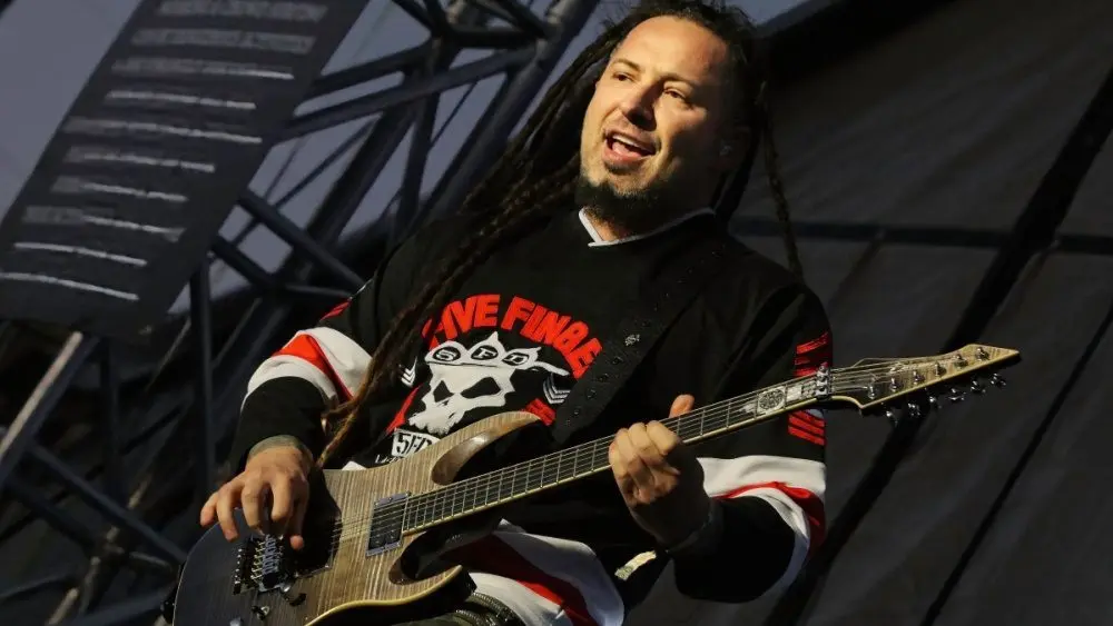Five Finger Death Punch performs at the Aftershock music festival. Sacramento^ California USA - 10-22-2017